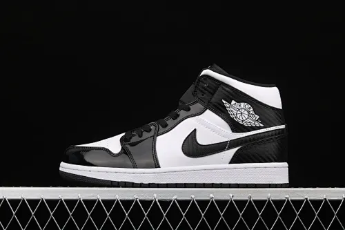 All Categories Air Jordan Jordan Series Basketball Shoes Air Jordan 1 Mid Air Jordan 1 Mid "All-Star" AJ1 Joe 1 China All-Star Black and White Patent Leather Mid-top Versatile Casual Sports Shoes DD1649-001